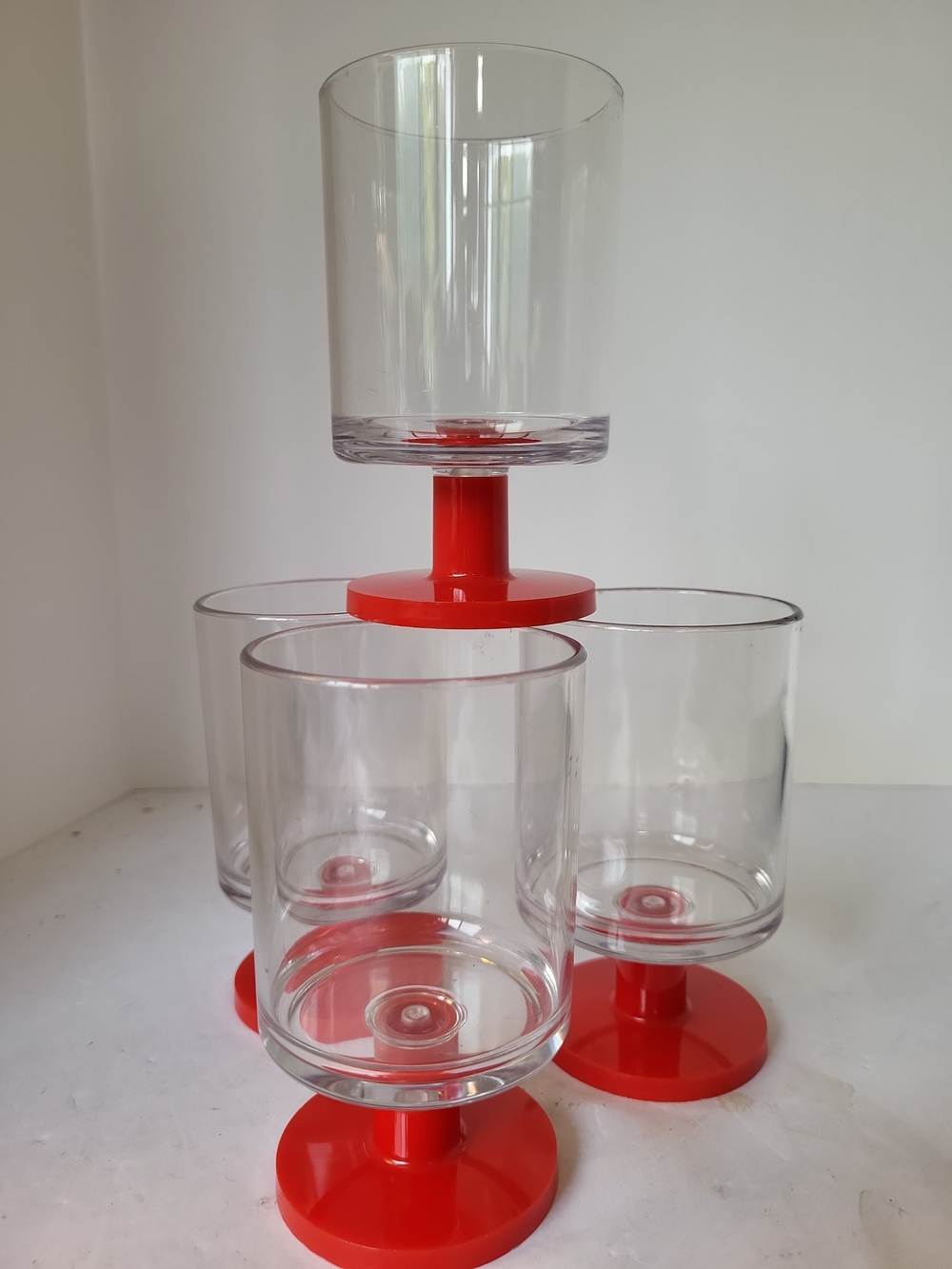 Repop Bodum Oktett Picnic Series Drinkware Red Set of 4